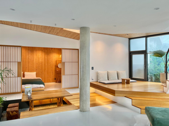 Bedroom 2, ilsanghosa A+B : Architect’s Luxury Beach House, Jeju