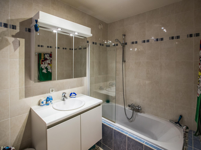 Bathroom, Duplex apartment near the center, West-Vlaanderen
