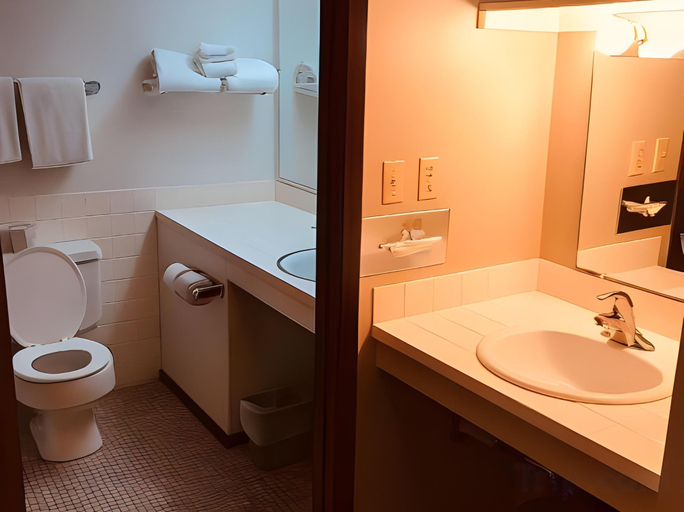 Bathroom 4, Parry Lodge, Kane