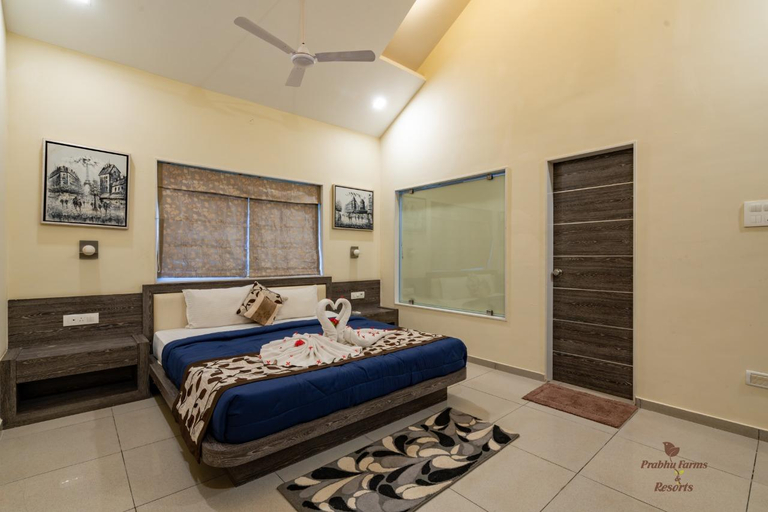 Bedroom, Prabhufarms & Resort by King's Kraft, Surendranagar