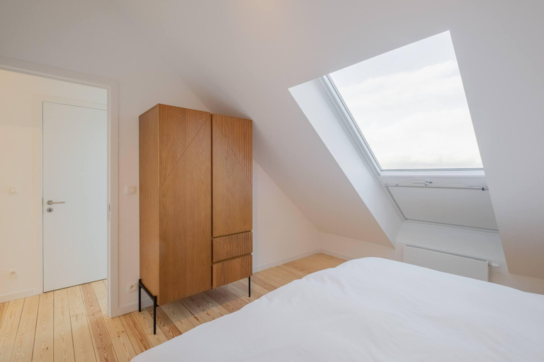 Bedroom 2, Top Floor New Duplex Stunning View In Trendy St Gilles, Bruxelles