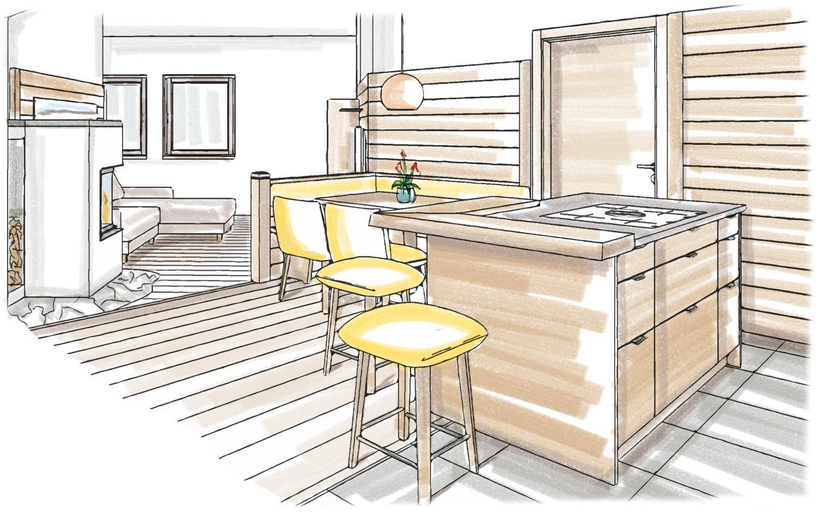Kitchen 4, Chalet Novalis, Bolzano