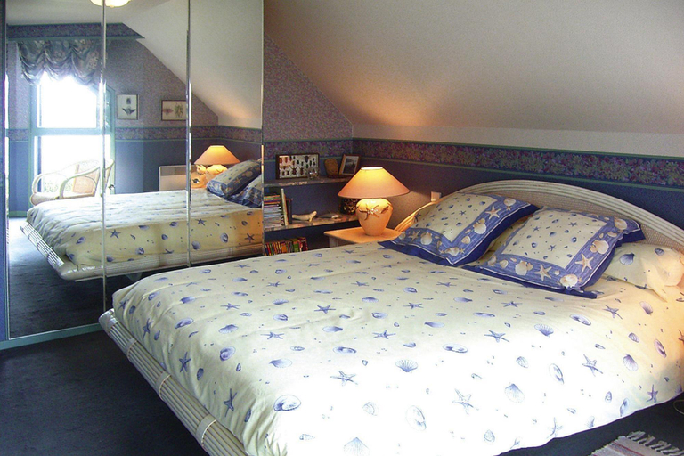 Bedroom 2, Holiday Home in Penestin near La Mine dOr Beach, Morbihan
