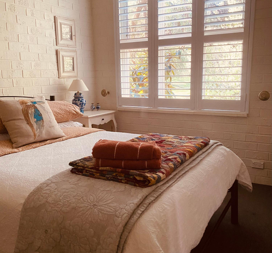 Bedroom 2, The Old Butter Factory at Springhurst Estate, Wangaratta - North