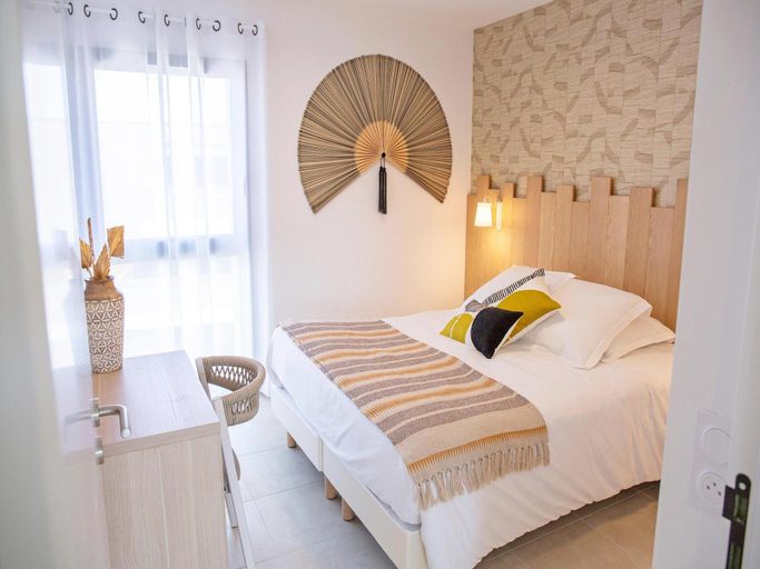 Bedroom 3, Apartment in St. Cyprien near the Beach, Pyrénées-Orientales