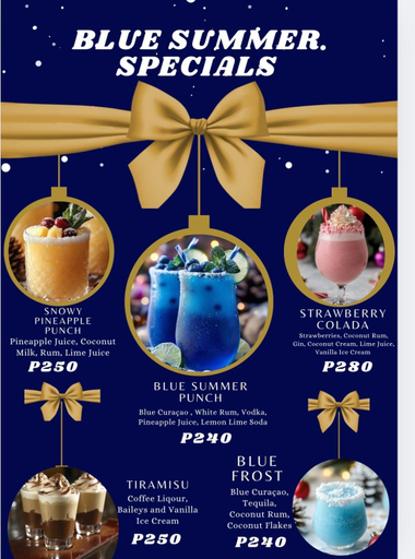 Food & Drinks 5, Blue Summer Suites & Restaurant, Dauis