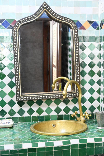 Bathroom, Riad sarsar airport, Marrakech