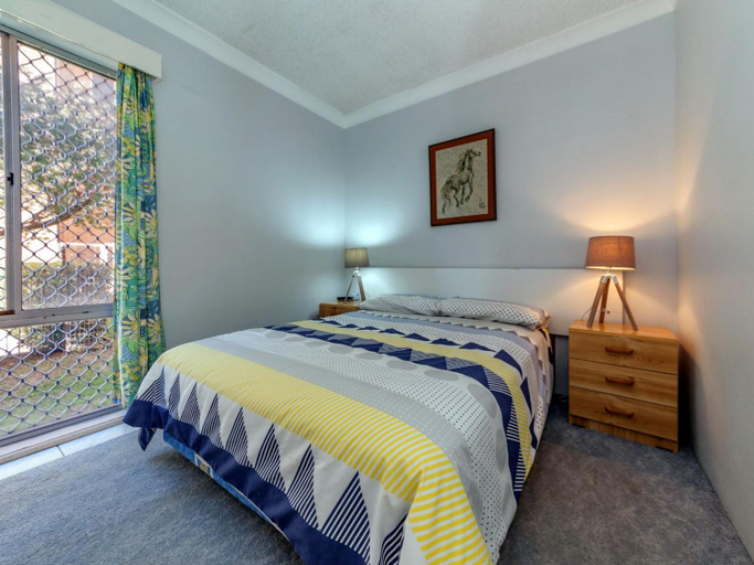 Bedroom 1, 2-Bedroom Apartment -Castaways, Unit 1, Port Stephens