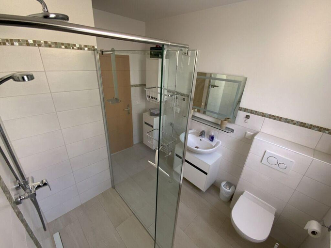 Bathroom, Holiday apartment on the Anger, Harz
