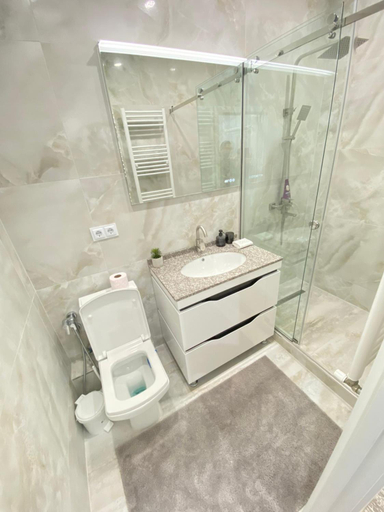 Bathroom 2, RentNow Large and Cozy Apartment in the Center, Parking, Chisinau