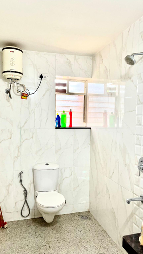 Bathroom, Shree Abode - AC 1 BHK in Marcel, Old Goa Panjim, North Goa