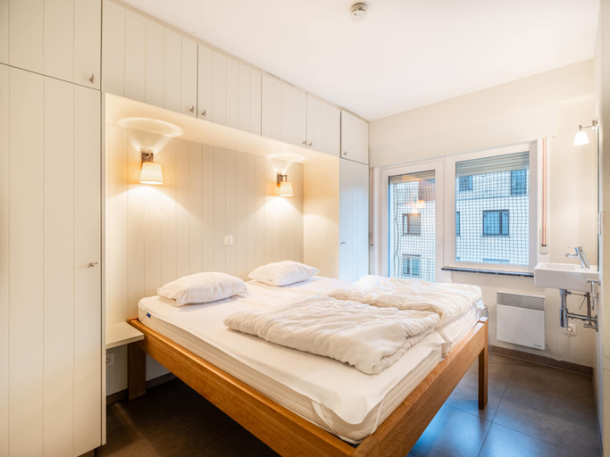 Bedroom 3, Apartment by Belgian Coast with Beach Views, West-Vlaanderen