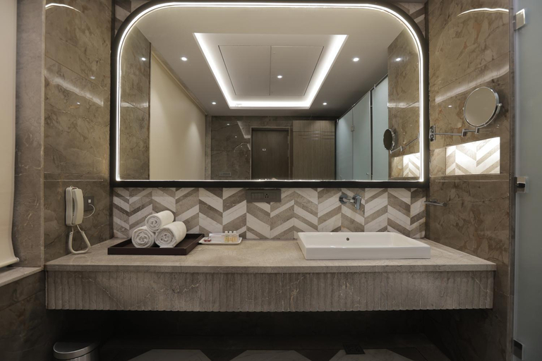 Bathroom 4, Palm Springs Resort, Nashik