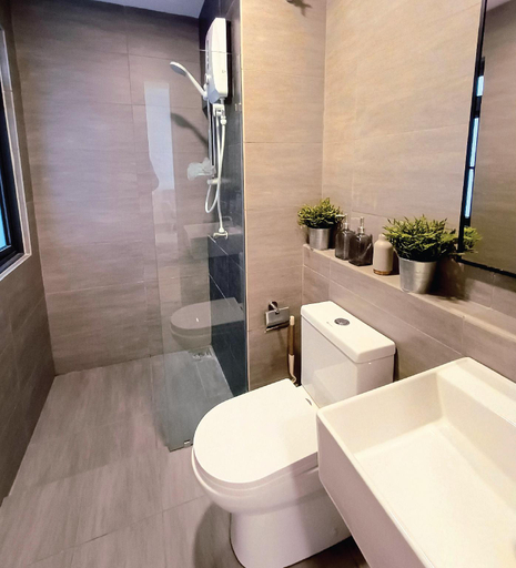 Bathroom, Labuh Senja Homestay, Kuala Langat