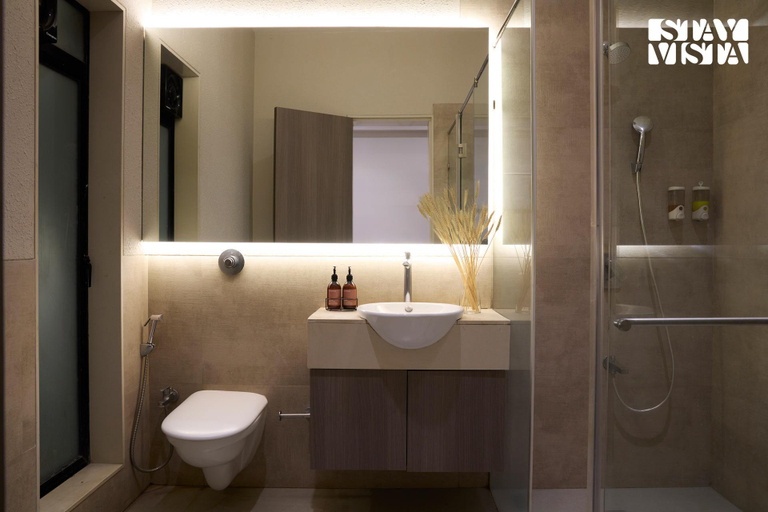 Bathroom 4, StayVista at The Reflection House, Raigarh