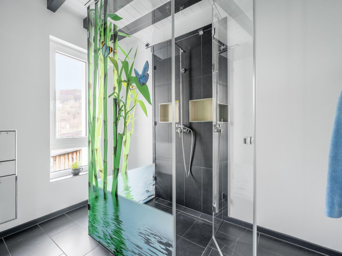 Bathroom 3, Exklusiv, barrierefrei Ferienwohnung fur 8 Gaste, Märkischer Kreis