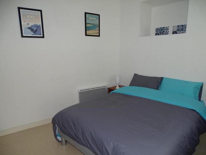 Bedroom, Studio in Audierne near Finistere Beach, Finistère