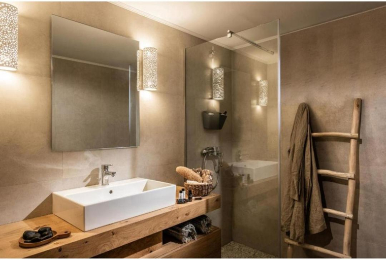 Bathroom 2, Khroma Luxury Suite 3- Beach front apartment, Crete