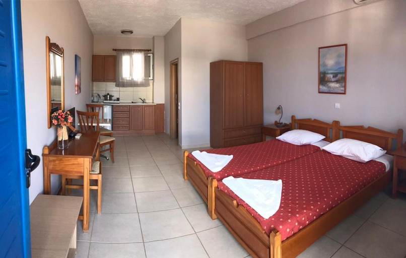 Bedroom 2, Pelagia Beach Studios, Attica