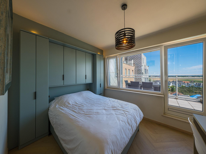 Bedroom 2, Beautiful penthouse with phenomenal sea view, West-Vlaanderen