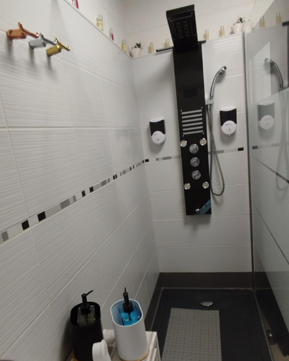 Shower, Escapade Royale à PAU - VILLA Privée 6 Pers. + Bébé, Spa, Braséro & Piscine, Pyrénées-Atlantiques
