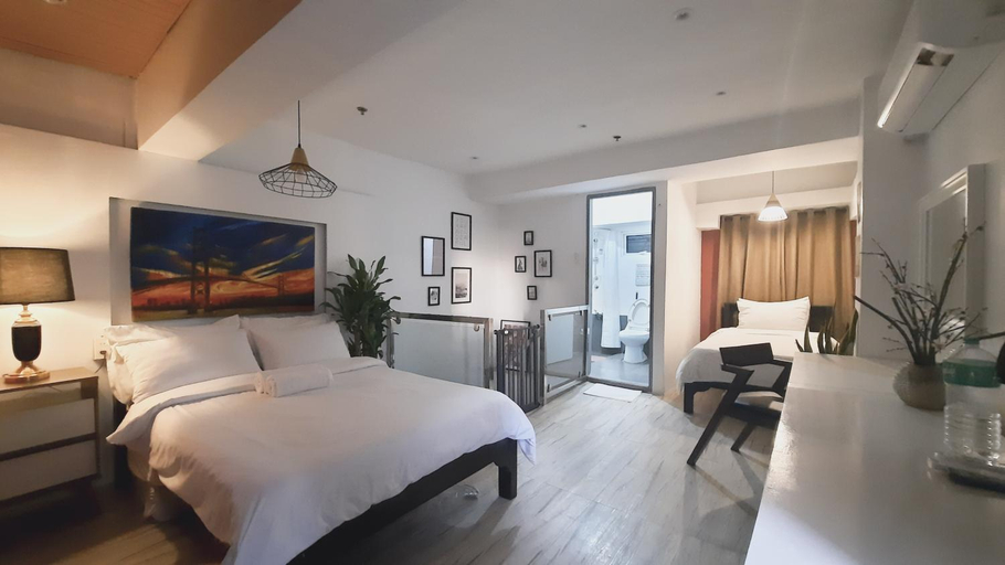 Bedroom 3, L1 Twin Bed Staycation in Bonifacio Global City 7, Taguig