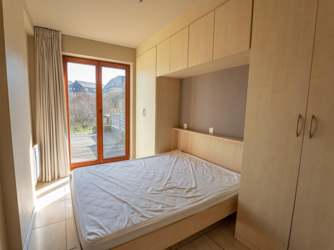 Bedroom 2, Apartment by Belgian Coast with Sun Terrace, West-Vlaanderen