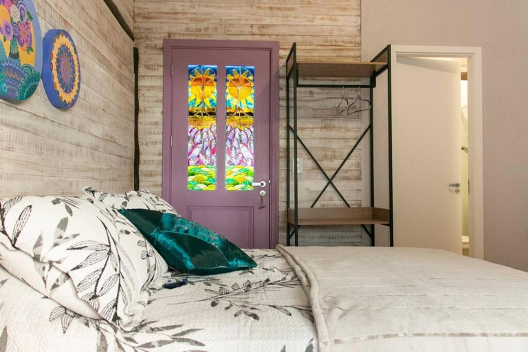 Bedroom 2, Chale Ametista na Amarte perto do Templo Budista, Três Coroas