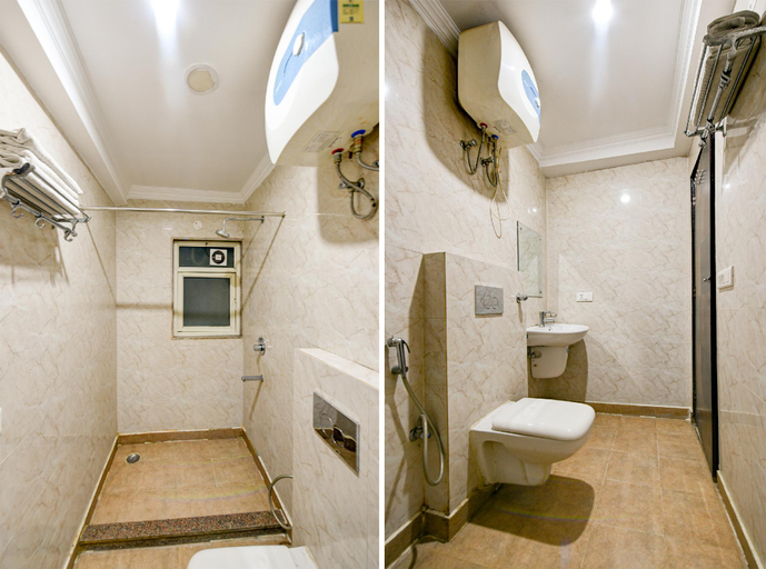 Bathroom, Airport Hotel Square Plaza Delhi, Delhi