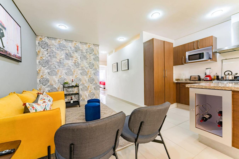 Kitchen 4, Trendy La Roma Condo with Parking & Patio, Mexico City