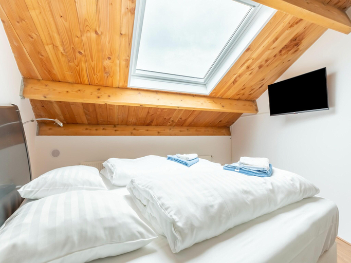 Bedroom 2, Holiday Home in Forested Netherlands with Terrace, Goirle