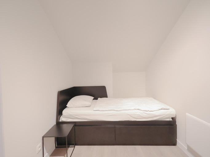 Bedroom 2, Apartment near Sandy Beach in Belgium, West-Vlaanderen