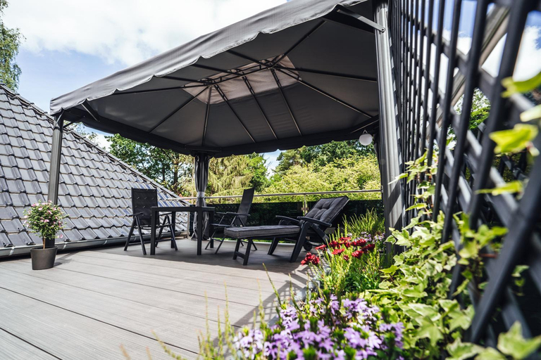 Balcony/terrace 2, Ferienwohnungen Am Heidegarten, Heidekreis