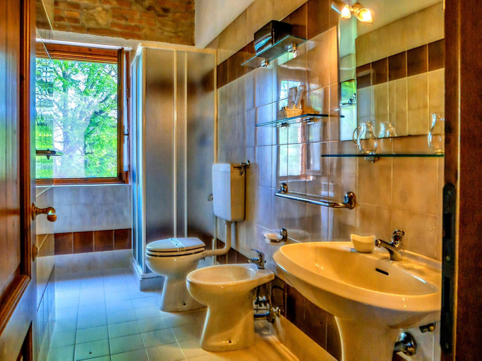 Bathroom, Apartment in Tuscany with Pool Garden, Florence