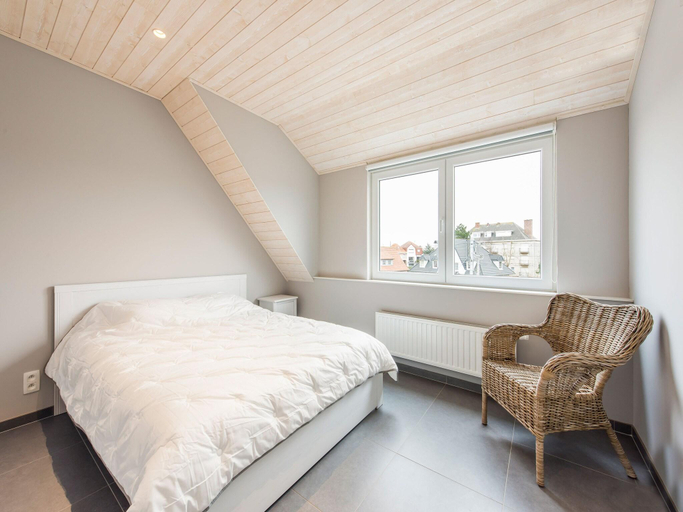 Bedroom, Villa by the Sea in Belgium with Sunny Terrace, West-Vlaanderen