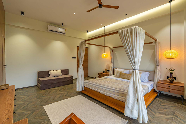 Bedroom 3, StayVista's Amorist Villa - Amidst Greenery, Raigarh