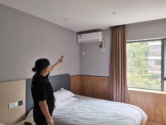 Bedroom 2, Hi Inn Shanghai Yangpu Bridge Pingliang Road, Shanghai