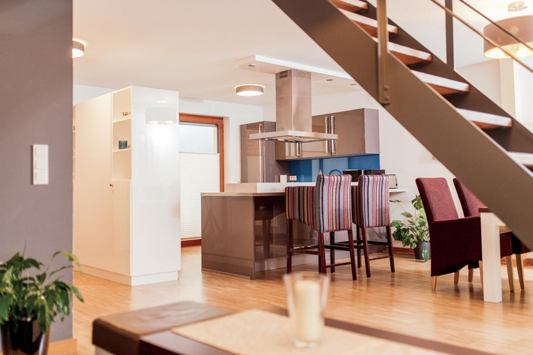 Kitchen 2, Appartement mit Dachterrasse und Schloßblick, Heidelberg