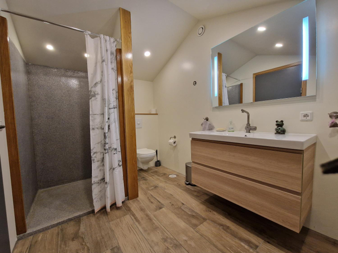 Bathroom 1, Svansholl Apartments, Kaldrananeshreppur
