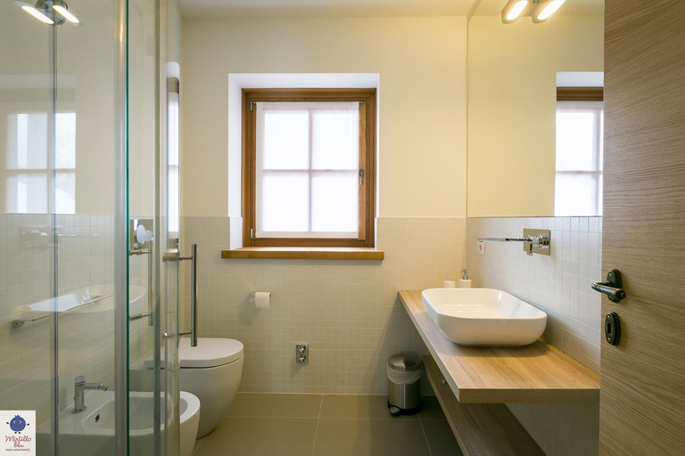 Bathroom 3, Mirtillo Blu Family Apartment, Vercelli