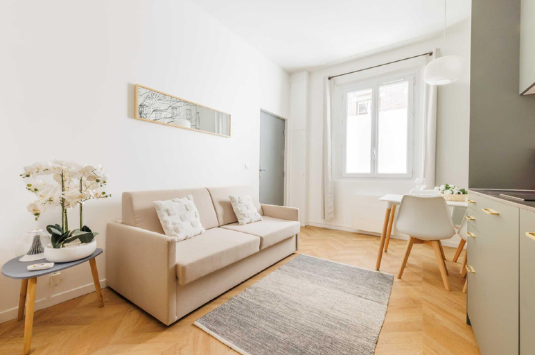 Interior view 2, Charming apartment - 1BR/4P - Épinettes, Paris