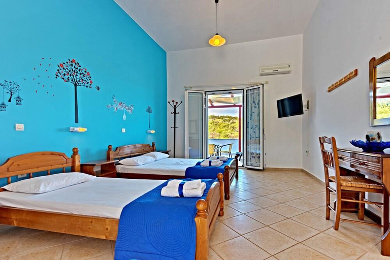Bedroom 4, Mikro Nisi Studios & Apartments, Ionian Islands
