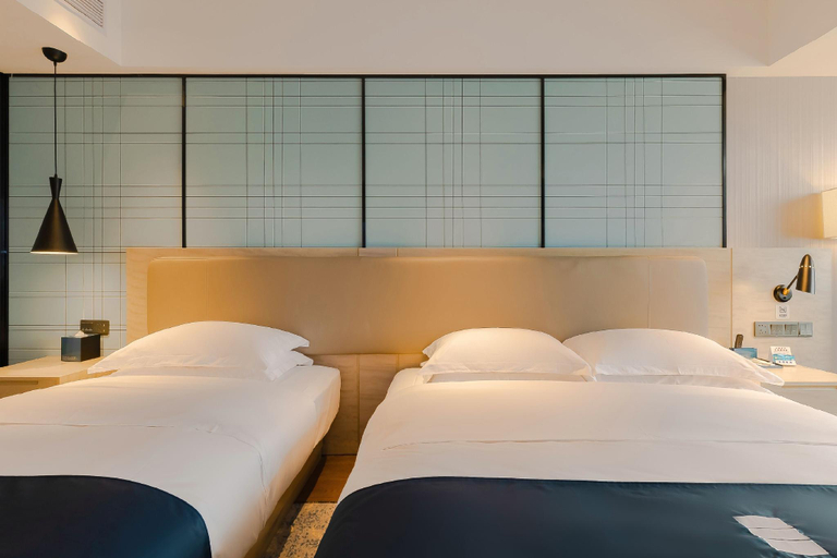 Bedroom 2, Echarm Hotel Mianyang Changhong Avenue Kaide Plaza, Mianyang