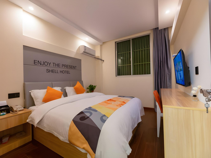 Bedroom 2, Shell Hotel Suzhou Zhangjiagang Jingang Town Central Plaza, Suzhou