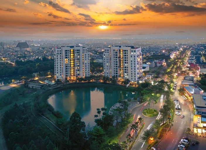 Exterior view 2, Lush Lakeside - Citra Luxury Apartments, Jakarta Barat