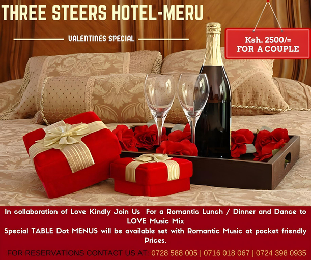Bedroom, THREE STEERS HOTEL, North Imenti