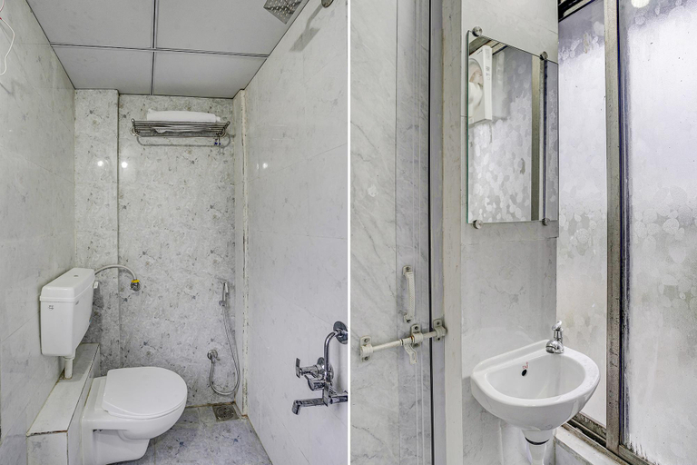 Bathroom 2, Hotel Silk, Surat