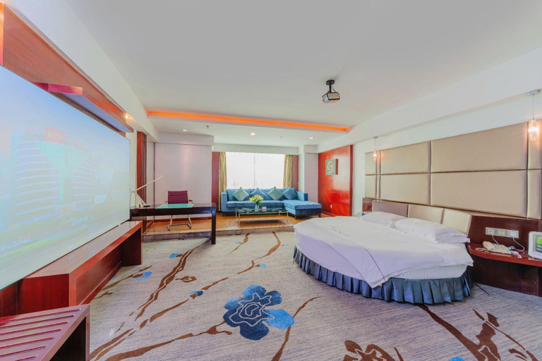 Bedroom 2, Shuanglong Plaza Hotel, Jiangmen
