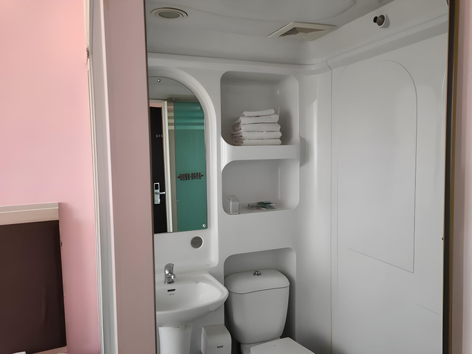 Bathroom, Jun Hotel Shaanxi Yulin Yuyang District Xinlou, Yulin
