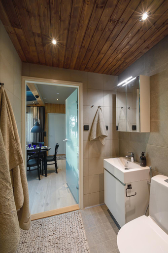 Bathroom 3, Northern Lights Village, Lapland